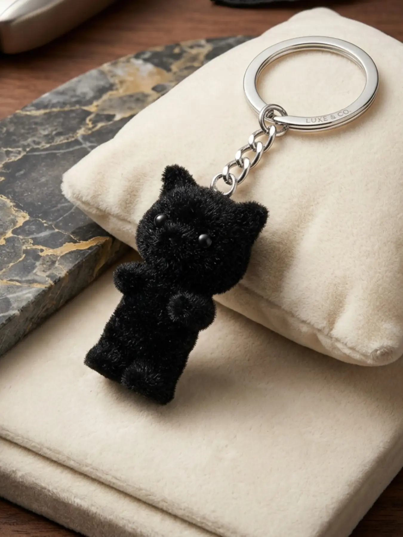 Cute Cat Design Bag Charms, Trendy Cute Keychain for Car Keys for Women & Men, Keychain For Bags, Fashion Accessories for Bag Backpack Wallet Pendants Decor, Gifts for Her, Cute Keychain Accessory, Keychain Kawaii
