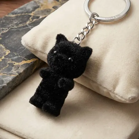 Cute Cat Design Bag Charms, Trendy Cute Keychain for Car Keys for Women & Men, Keychain For Bags, Fashion Accessories for Bag Backpack Wallet Pendants Decor, Gifts for Her, Cute Keychain Accessory, Keychain Kawaii