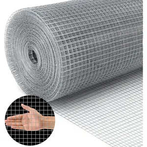 Garvee 19 Gauge Galvanized Chicken Wire Fencing, 1/2 Inch Hardware Cloth, Wire Mesh Roll for Poultry Netting, Garden, Animal Barrier, Cage & Aviary Fence, 36in x 100ft