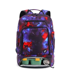 Packmate 2 in 1 Backpack With Built-in Lunch Bag in Galaxy