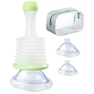 VEVOR Choking Rescue Device, Portable Airway Clear Anti Choking Suction Device with 2 Multi - size Masks and 1 Storage Bag, First Aid Kit for Removing Blocked Objects, for Home, School, TravelVEVOR Super Brand Day