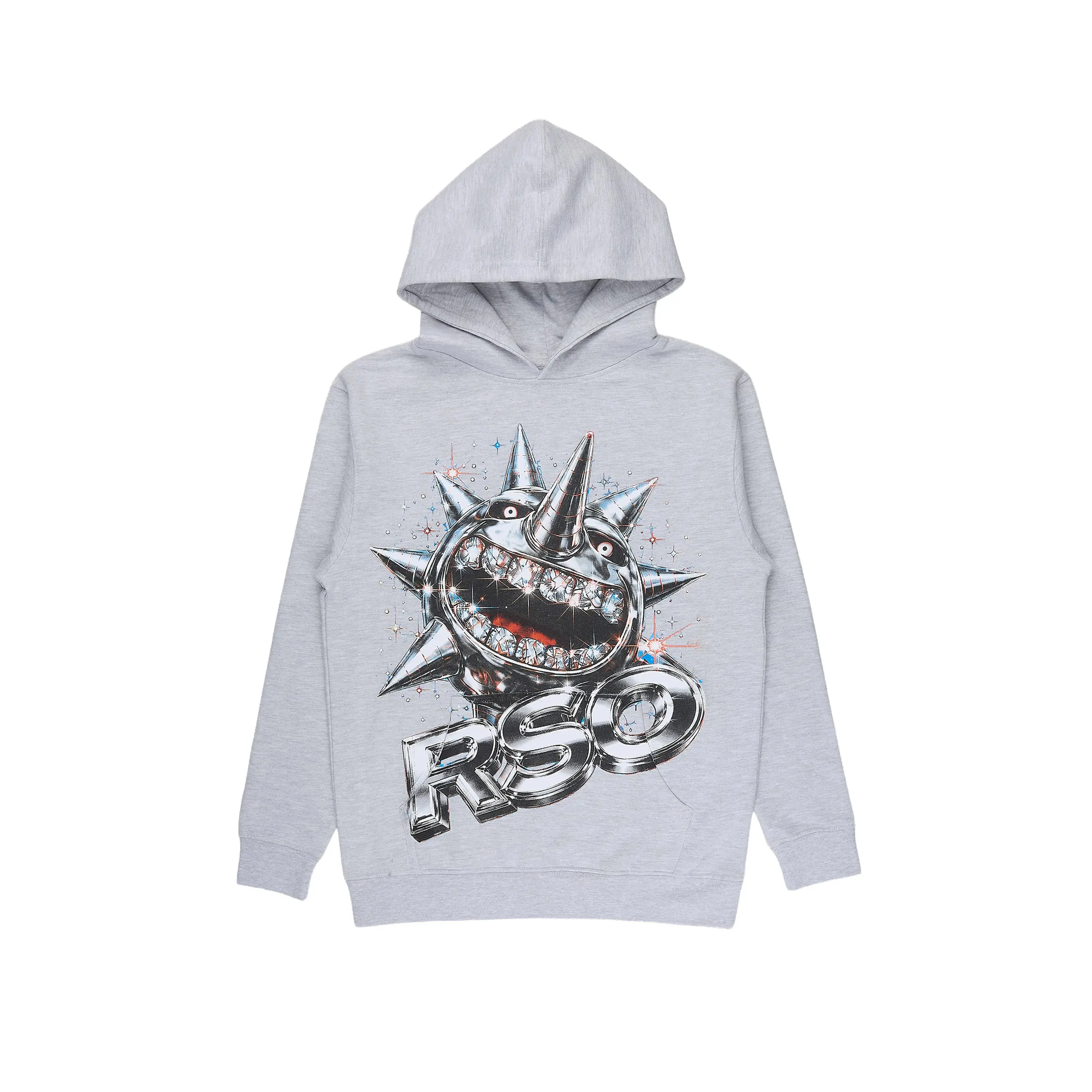 Boys Hagger Heather Grey Graphic Hoodie