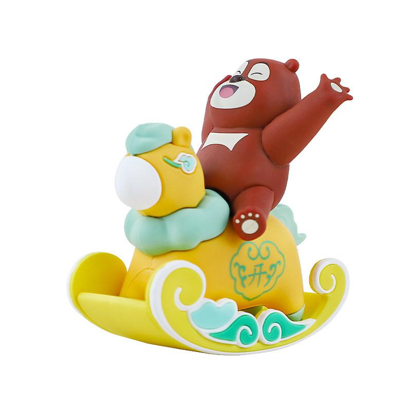 Miniso Bear Outpost Happiness Plus Series Blind Box – Year Of The Horse Collectible Figurine Desk Ornament, Great Gift Idea