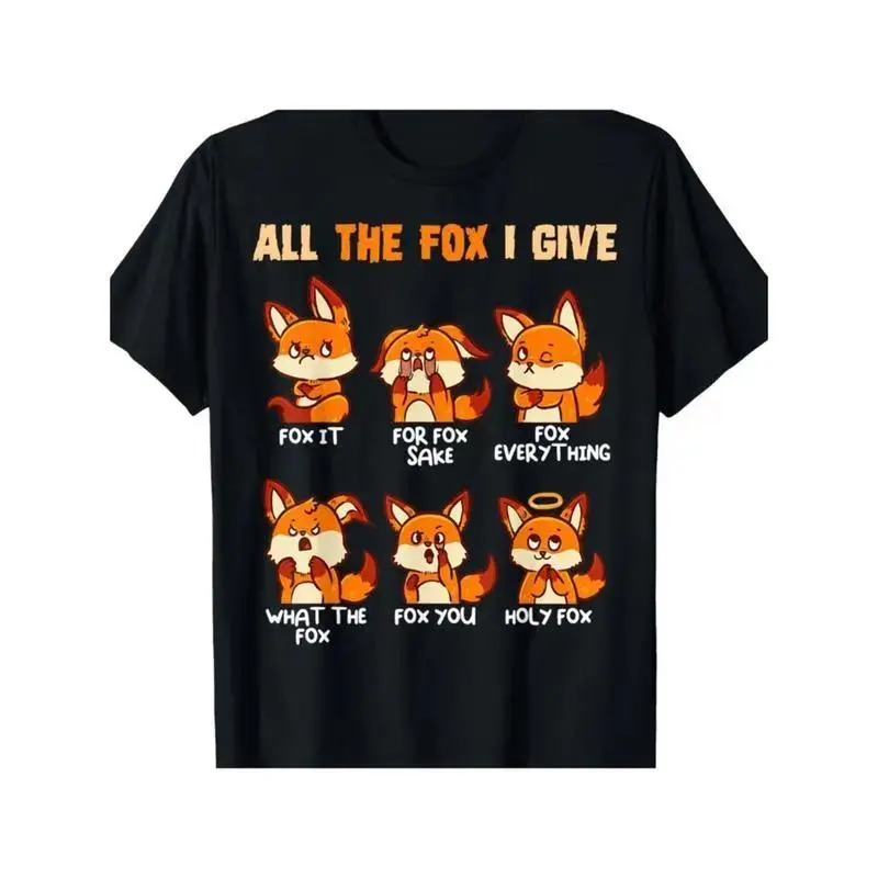 Odd Woods All the fox i give  T-shirt for man and women