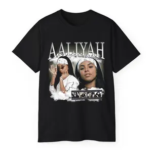Aaliyah One In A Million Film Strip Graphic T-Shirt – R&B Legend Tribute Tee Gift for Music Fans