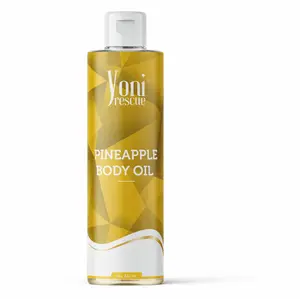 Pineapple Body Oil, 4oz, with Apricot, Jojoba, Avocado Oils & Vitamin E Oil, Fast-Absorbing, Nourishes Hydrates Skin, Body Care, Fragrance Moisturizer Hydrating Moisturizing