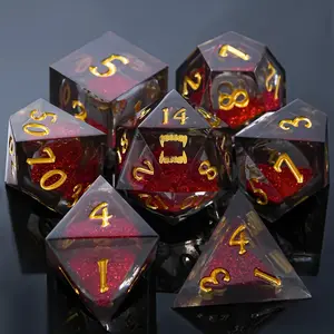Mage Potion Dice: Handcrafted liquid Core RPG dice