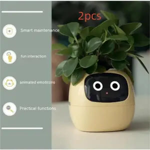 Smart Planter with AI: 49 Expressions, 7 Sensors for Easy Plant Care