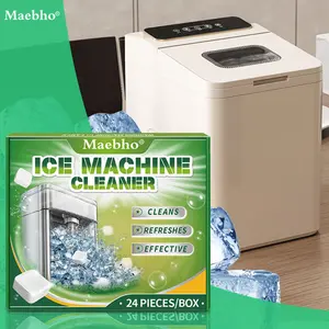 Maebho 24PCS Ice Machine Cleaner Powerful Deep Cleaning Deodorizing Removes Mineral Limescale For Home Commercial Use
