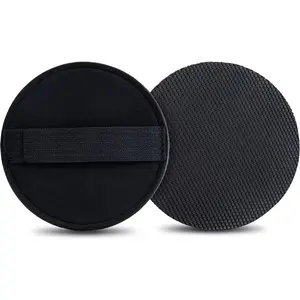 6" Car Detailing Clay Pad, Clay Pad Disc for Auto Detailing, 1Pc Magic Clay Pad and 1Pc Hand Strap Applicator (6 Inch, Black)