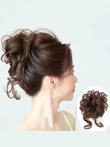 Elegant Long Beard Hair Clip, Natural Messy Textured Bun Style, Wavy Claw, Suitable for Dense & Sparse Hair, Perfect for Women & Girls, Updo Claw, Claw Clips