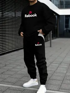 Hypemode Plus Size Set, Loose Round Neck Hoodie and Jogger Pants, Casual Style, Comfortable Fit, Daily Wear, Perfect for Running, Gift Idea