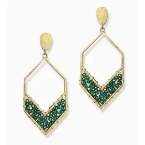 Teal Collins Earrings