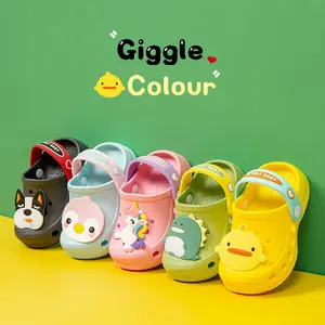 Children's Colorful Clogs Summer Slippers Cartoon Unisex Classic Toddler Clogs Slippers