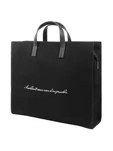 Men Women Canvas Laptop Bag, Lightweight Messenger Shoulder Crossbody Bag, Simple Fashion Office Travel Tote