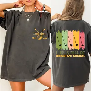 Personalized Golf Team T-shirt, Custom Golf Shirt, Custom Gift for Golfer, Golf Lover Tee