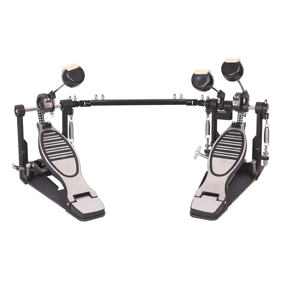 Flower Dance Professional Double Kick Drum Pedal with 9.15lb Weighted Plates, Adjustable Power Cam System, Beater Shaft Locks, Special Clamps, (5.12x12.8x8.27) Dimensions That Enhances Performance