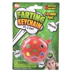 2.5" Fart Sound Keychain - Fart Prank Gag Joke Funny Farting Keychain Machine