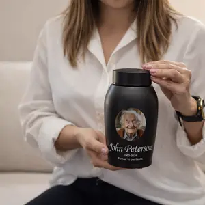 Custom Memorial Photo Cremation Urn