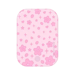 Pink Cherry Blossom MagSafe Battery Power Pack