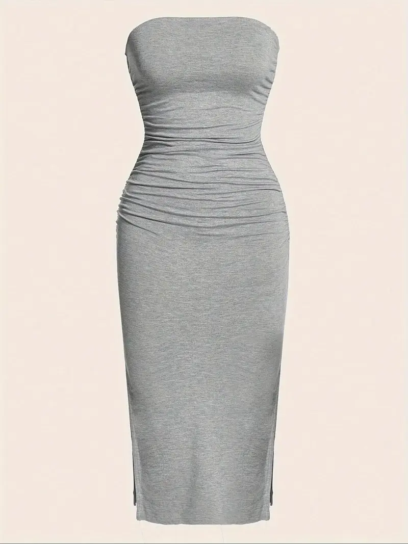 Bandeau dress outfit - TikTok Shop