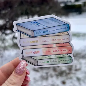 Twisted Book Series Stack Sticker