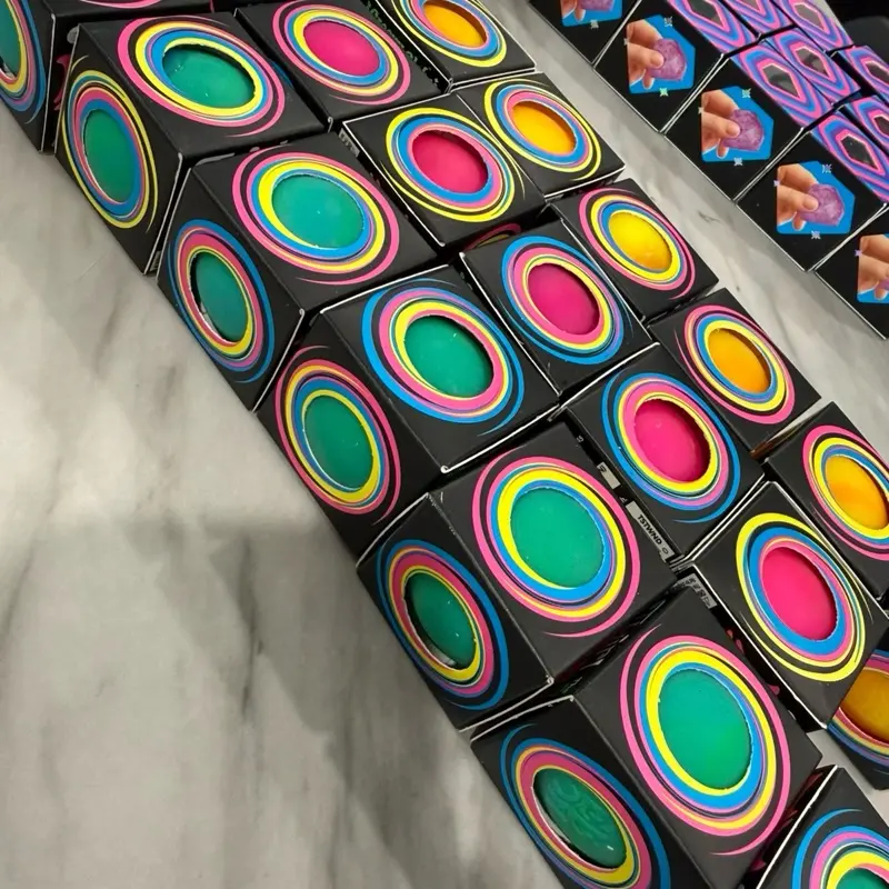Groovy Globe Sensory Squish | Neon Color Pop Stress Toy