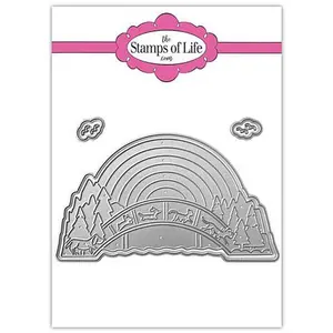 Crafts & Sewing The Stamps of Life rainbowbridge2stamp Dies