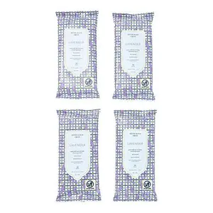 Beekman 1802 30-Count Goat Milk Facial Cleansing Wipes 4-pack Lavender