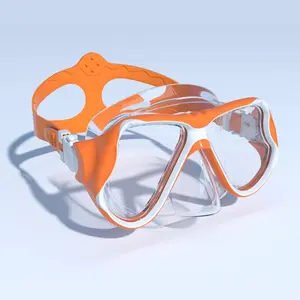 Outdoor Diving Swimming HD Waterproof Anti Fog Silicone Adult Snorkeling Mask Grade Comfort Fit Wide Vision UV Protection Durable Swim Gear