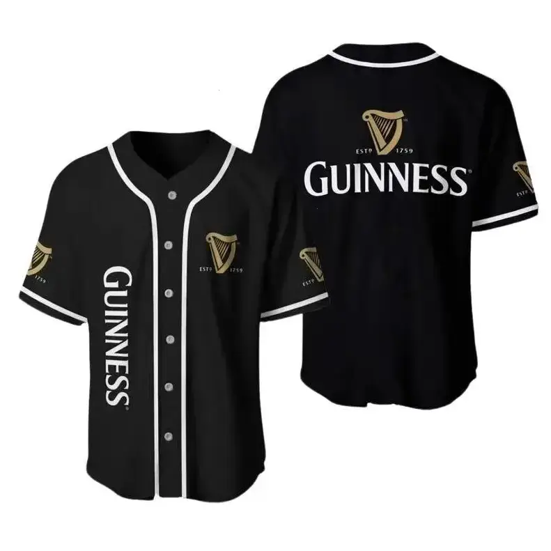 Guinness Baseball Jersey, Guinness Beer Baseball Jersey, Guinness Beer Baseball, Unisex Sports Outfit