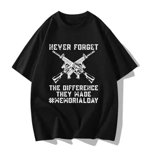 Memorial Day "Never Forget" Graphic T-Shirt