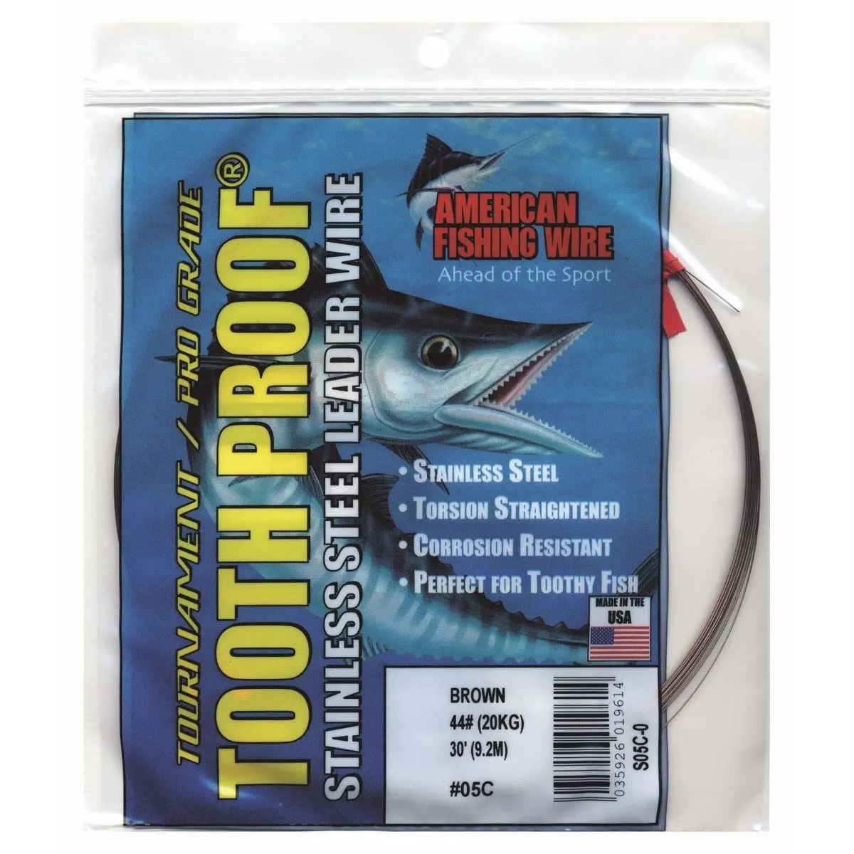 AFW Tooth Proof Stainless Steel Wire Leader Camo AFW Tooth Proof Stainless Steel Wire Leader Camo