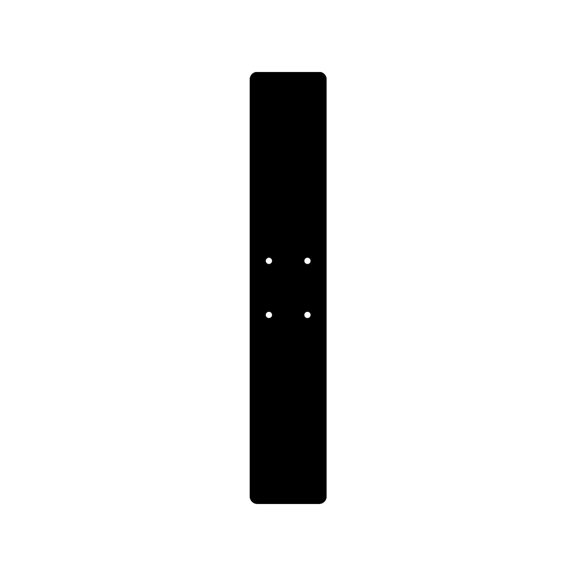 Pillars Customs Center Mount Countertop Flat Support Bracket