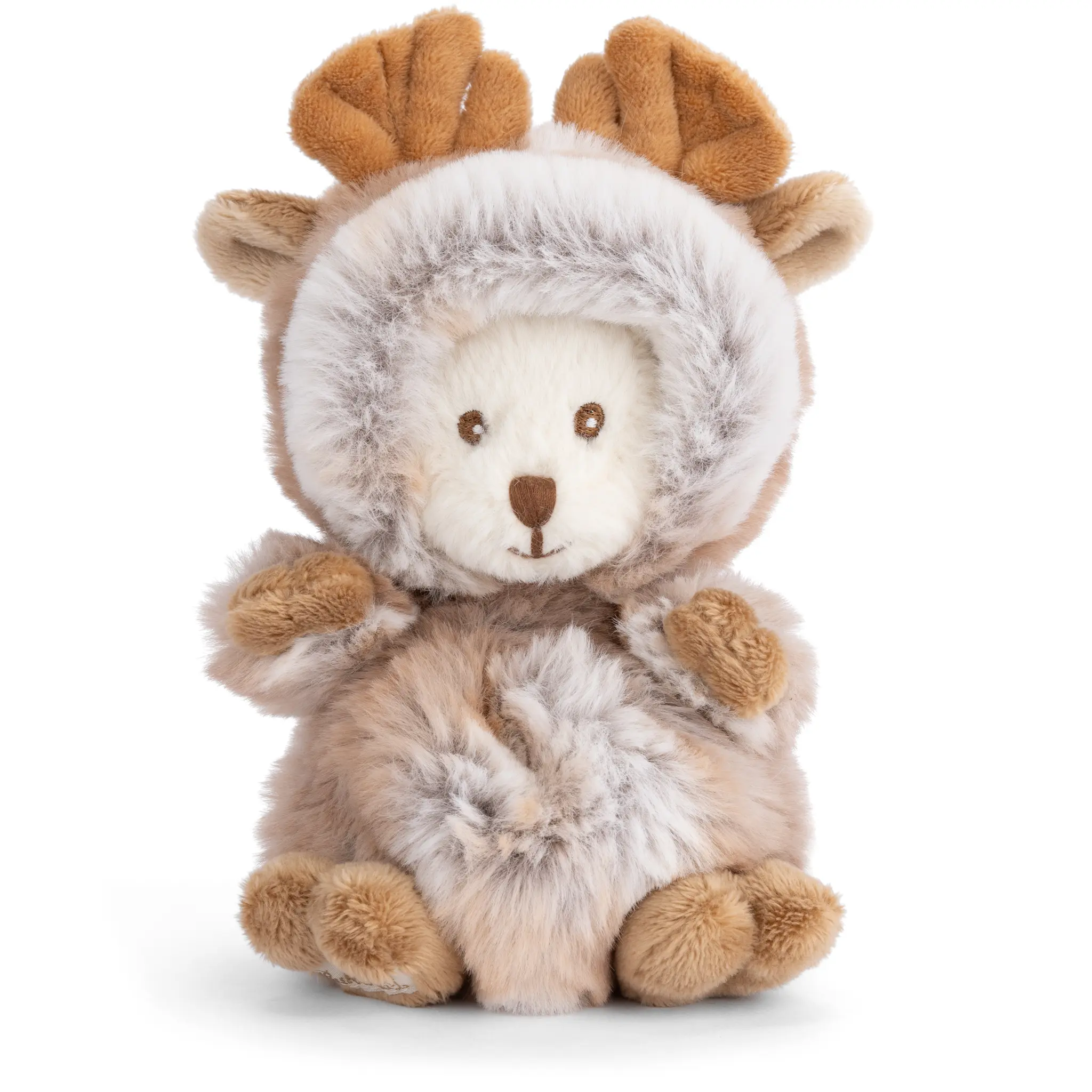 Bukowski Bears Ziggy Moose 7-in Soft Plush Toy with Antlers, Unisex Storytime Stuffed Animal for Babies, Baby Items, Safe Cpsia