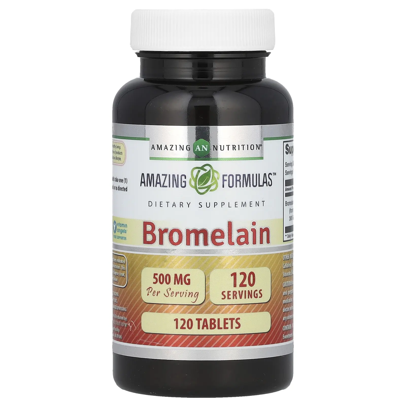 Amazing Nutrition Bromelain, 500 mg, 120 Tablets
