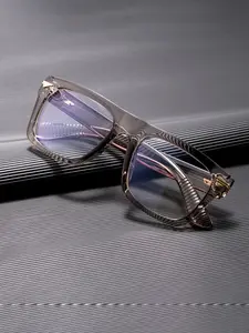 Unisex Anti- Light Tr90 Frame Square Optical Glasses, Casual Style for All Seasons, Perfect for Outdoor Sports & Travel