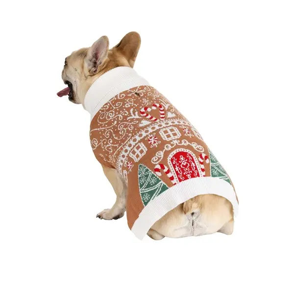 Gingerbread Pet Sweater