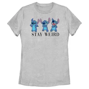Women's Lilo & Stitch Triple Stay Weird T-Shirt