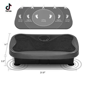 Vibration Plate Exercise Machine 330LBS Capacity, 120 Speed Levels,Whole Body Workout Vibration Platform for Wellness and Fitness, Comfortable Lymphatic Drainage For Full Body Workout, Home Gym Fitness Equipment