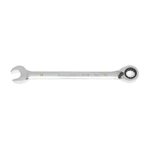 Gearwrench 13 mm 90-Tooth 12 Point Reversible Ratcheting Wrench, Full Polish Chrome