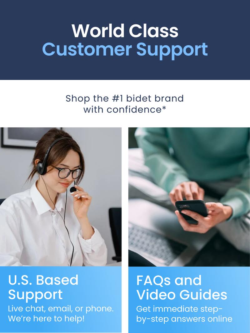 LUXE Bidet NEO 320 - Warm Water, Rear and Feminine Wash, Self-Cleaning, Non-Electric Bidet Attachment for Toilet Seat, Lever Control