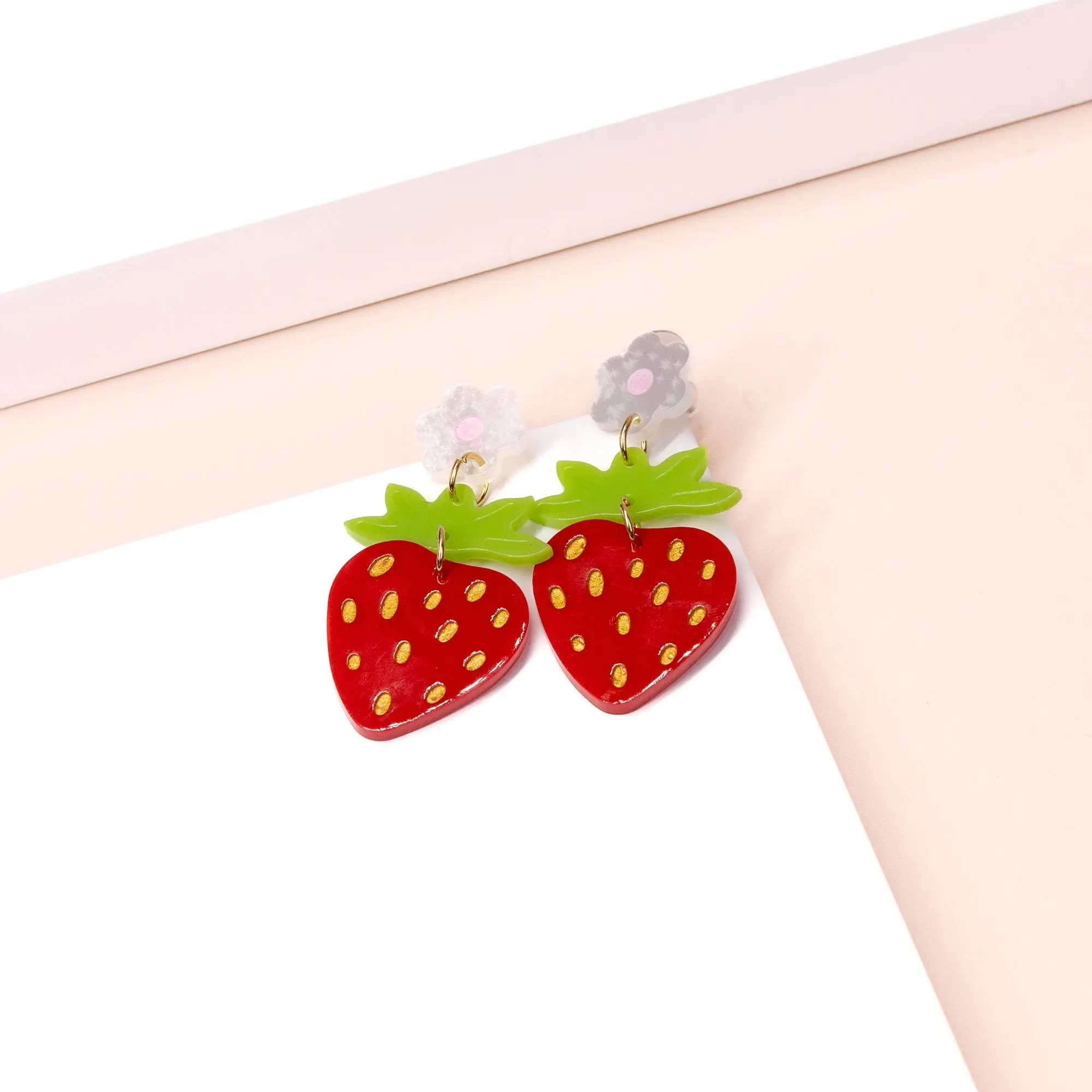 Strawberry Dangle Earrings