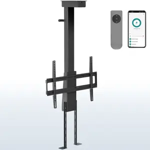 Motorized Large TV Mount with Remote Control - 43” to 88” Screens