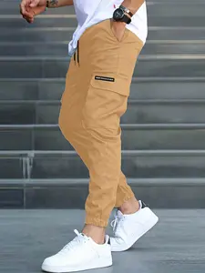 Men's Sport Jogger Pants, Multi-Pocket Design, Adjustable Waistband, Durable and Comfortable, Street Style Casual Long Pants