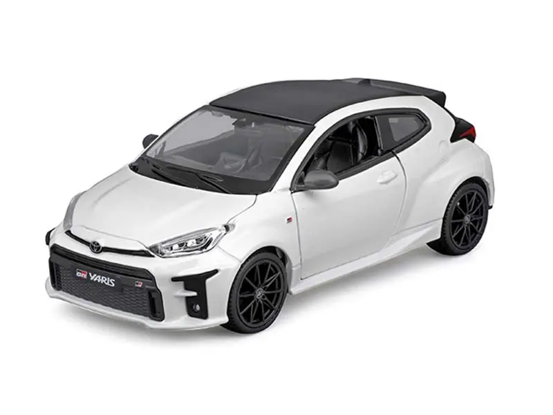 2021 Toyota GR Yaris – White Diecast 1:24 Scale Model - Maisto 32909WH
