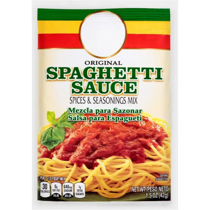 Original Spaghetti Sauce Spices & Seasonings Mix Packets, 1.5 oz (Pack of 12) - Pantry Staples, Assorted Pack Mixtures, Mix Packet Mixtures, Assorted Pack Spice And Seasoning Mixtures