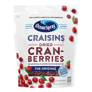 Ocean Spray Craisins Dried Cranberries, Original, 48 oz – Sweet, Tart & Naturally Delicious Snack