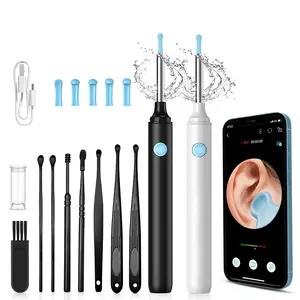 1pc Ear Wax Removal Earwax Remover Tool with 8 Pcs Ear Set, Ear Camera with 5 Ear Spoon, Ear Cleaner with Camera Earwax Removal Kit with Light, Earwax Cleaning Kit