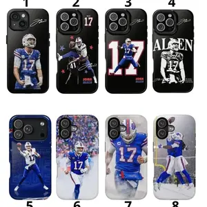 Josh Allen Phone Case | Football Phone Case | Sports Fan Gift Compatible with iPhone X, 11, 12, 13, 14, 15, 16, 17 Series & Galaxy Series
